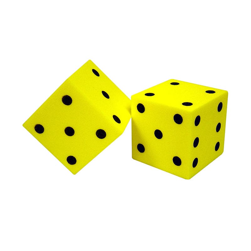 Foam Dice 2 Dot Set Of 2 (Pack of 12) - Dice - Koplow Games Inc.