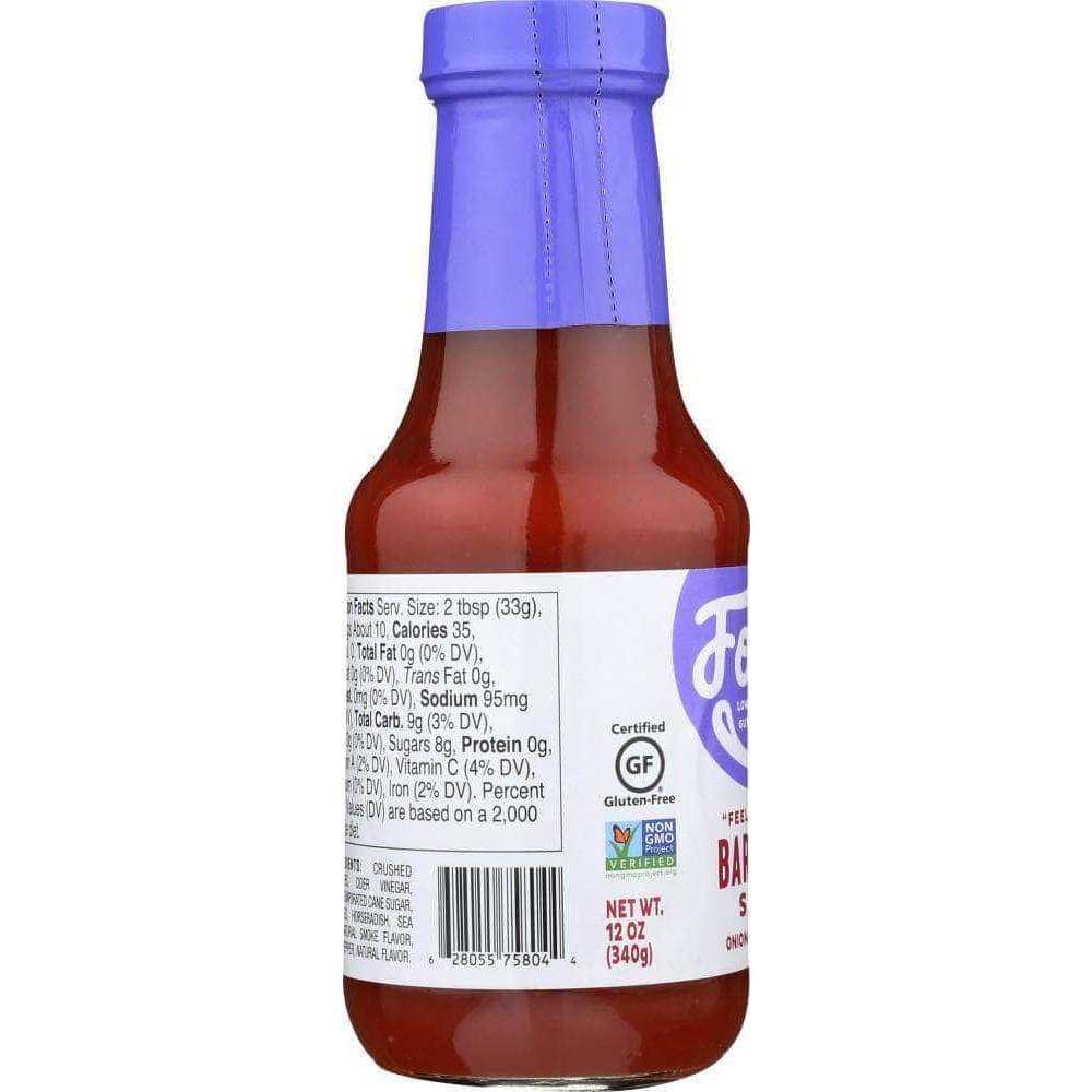 Fody Food Co Fody Food Co Bbq Sauce Original, 12 oz