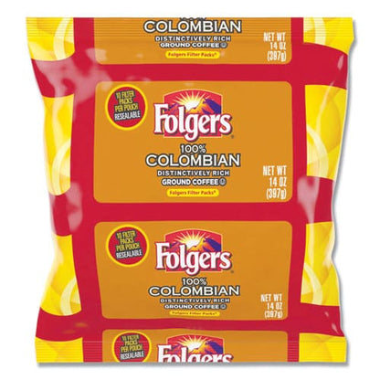 Folgers Coffee Filter Packs 100% Colombian 1.4 Oz Pack 40/carton - Food Service - Folgers®