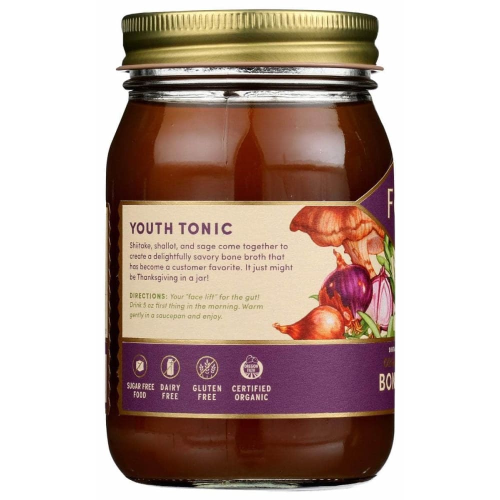 FOND BONE BROTH Fond Bone Broth Chicken Bone Broth Shiitake Sage, 14 Oz