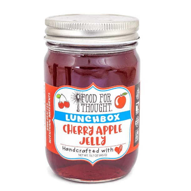 FOOD FOR THOUGHT Grocery > Pantry > Jams & Jellies FOOD FOR THOUGHT: Cherry Apple Jelly, 15.7 oz