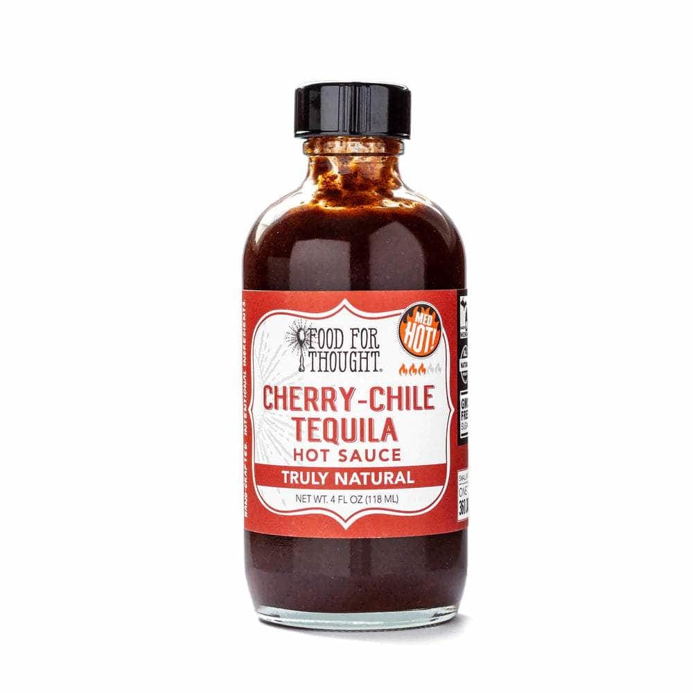 FOOD FOR THOUGHT Grocery > Pantry > Condiments FOOD FOR THOUGHT: Cherry-Chile Tequila Hot Sauce, 4 fo