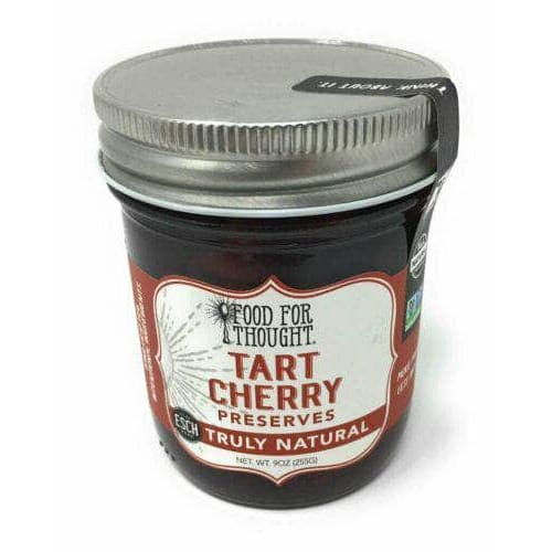 FOOD FOR THOUGHT Grocery > Pantry > Jams & Jellies FOOD FOR THOUGHT: Preserves Cherry Tart Nat, 9 oz