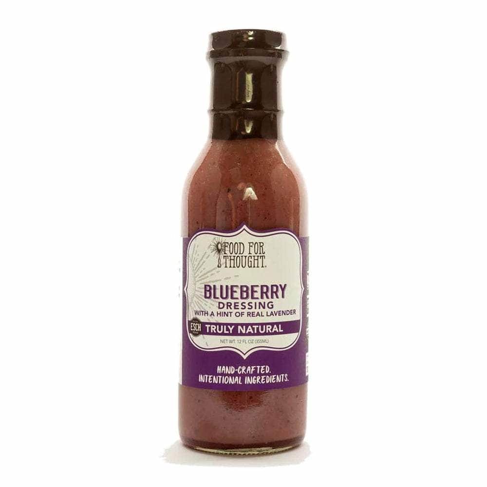 FOOD FOR THOUGHT Grocery > Pantry > Condiments FOOD FOR THOUGHT: Truly Natural Blueberry Dressing with Lavender, 12 fo