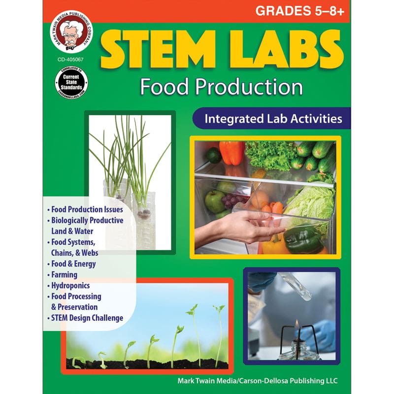 Food Production Workbook Gr 5-12 Stem Labs (Pack of 6) - Activity Books & Kits - Carson Dellosa Education