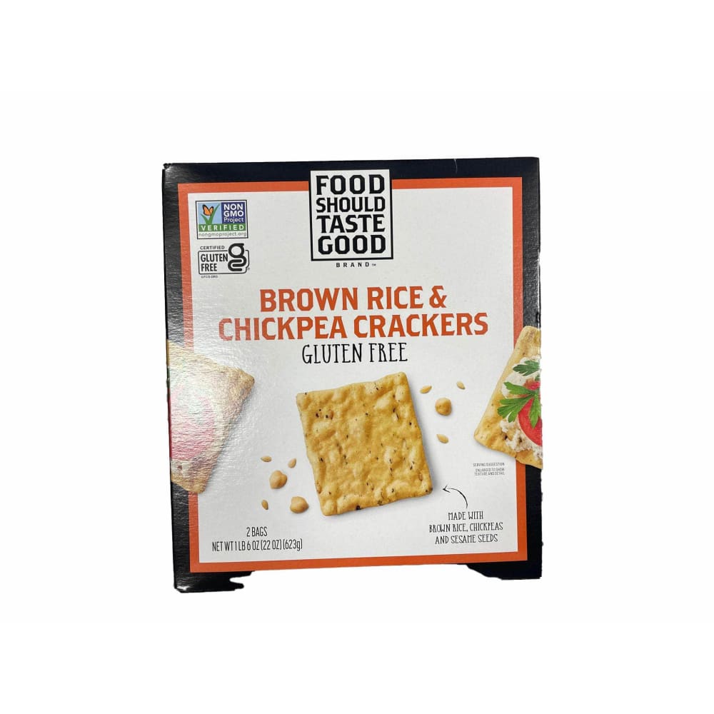 Food Should Taste Good Food Should Taste Good Crackers, Brown Rice & Chickpea Crackers, 2 ct. (22 oz.)