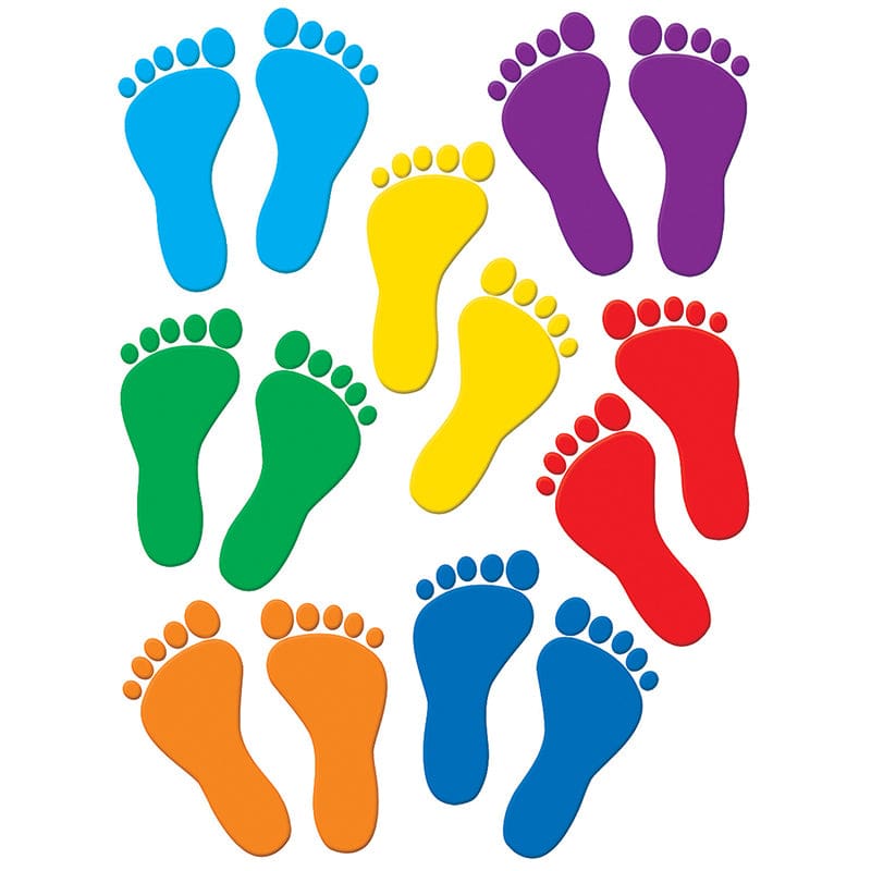 Footprint Accents (Pack of 8) - Accents - Teacher Created Resources