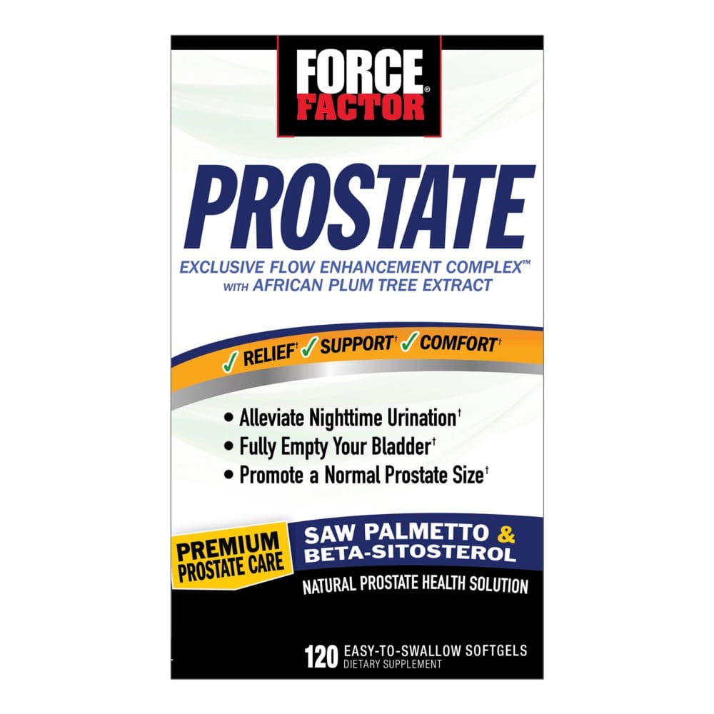 Force Factor Prostate Support Supplement (120 ct.) - Supplements - Force Factor