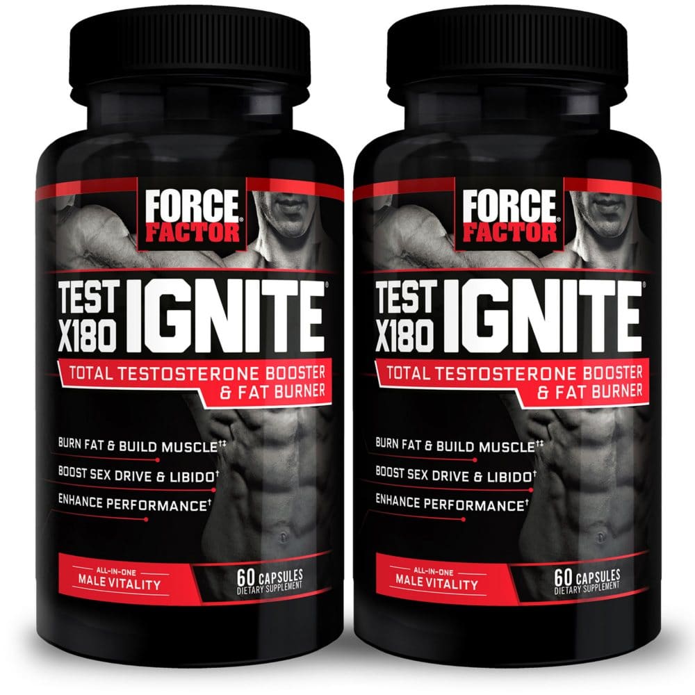Force Factor Test X180 Ignite Testosterone Booster (120 ct. 2 pk.) - Supplements - Force Factor