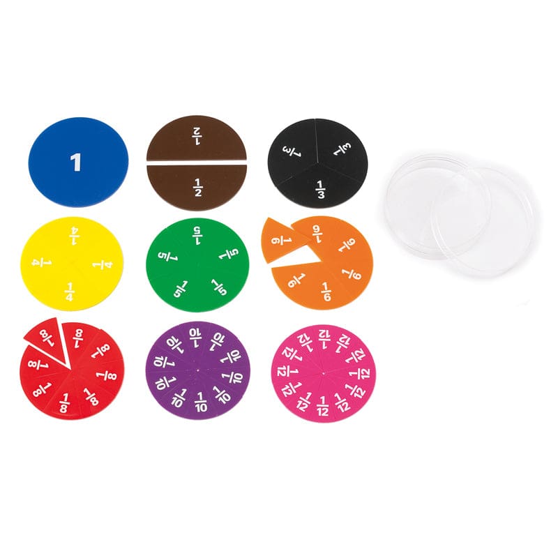 Fraction Circles (Pack of 3) - Fractions & Decimals - Learning Advantage