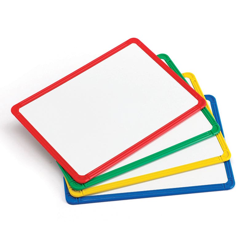 Framed Metal Whiteboards Set Of 4 Plastic - Dry Erase Boards - Learning Advantage
