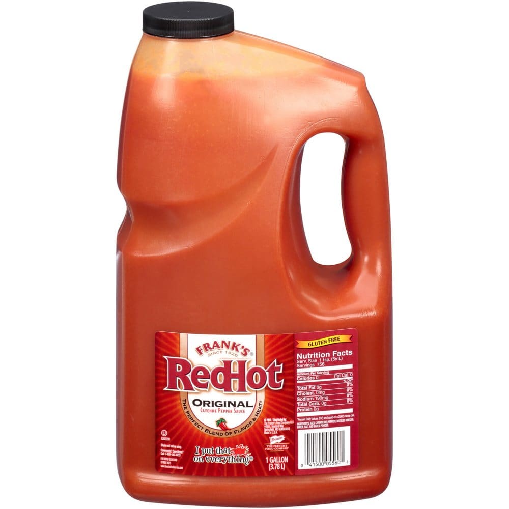 Frank’s RedHot Original Cayenne Pepper Sauce (1 gal.) - Condiments Oils & Sauces - Frank’s RedHot