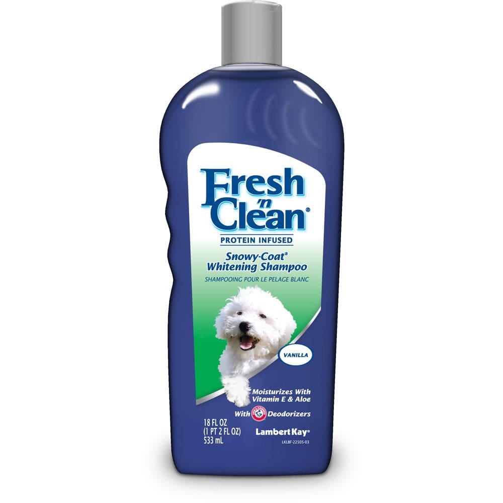 Fresh N Clean Protein Infused Snowy Coat Whitening Shampoo 18 fl. oz - Pet Supplies - Fresh N Clean