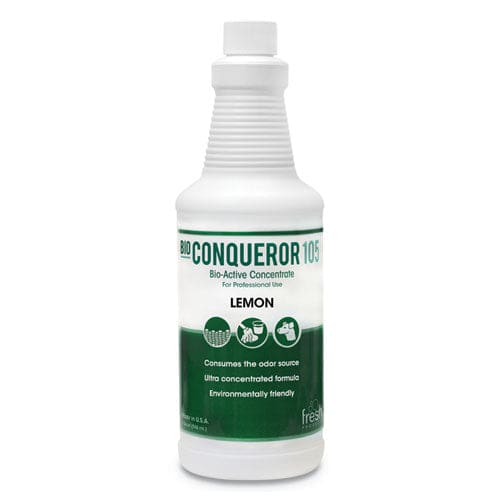 Fresh Products Bio Conqueror 105 Enzymatic Odor Counteractant Concentrate Citrus 32 Oz Bottle 12/carton - Janitorial & Sanitation - Fresh