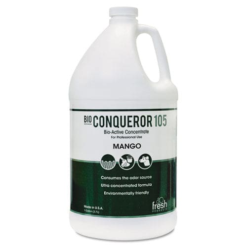 Fresh Products Conqueror 103 Odor Counteractant Concentrate Mango 1 Gal Bottle 4/carton - Janitorial & Sanitation - Fresh Products