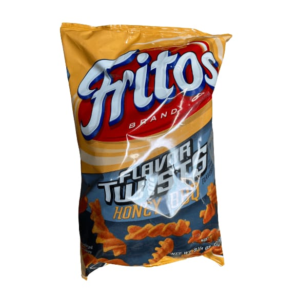 Fritos Fritos Flavor Twists Honey BBQ Corn Snacks, 9.25 oz Bag