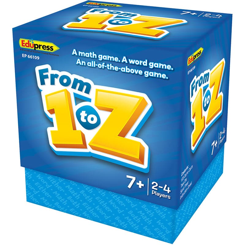 From 1 To Z Card Game (Pack of 2) - Language Arts - Teacher Created Resources