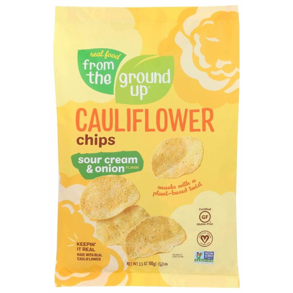 FROM THE GROUND UP From The Ground Up Cauliflower Chip Sour Crm, 3.5 Oz