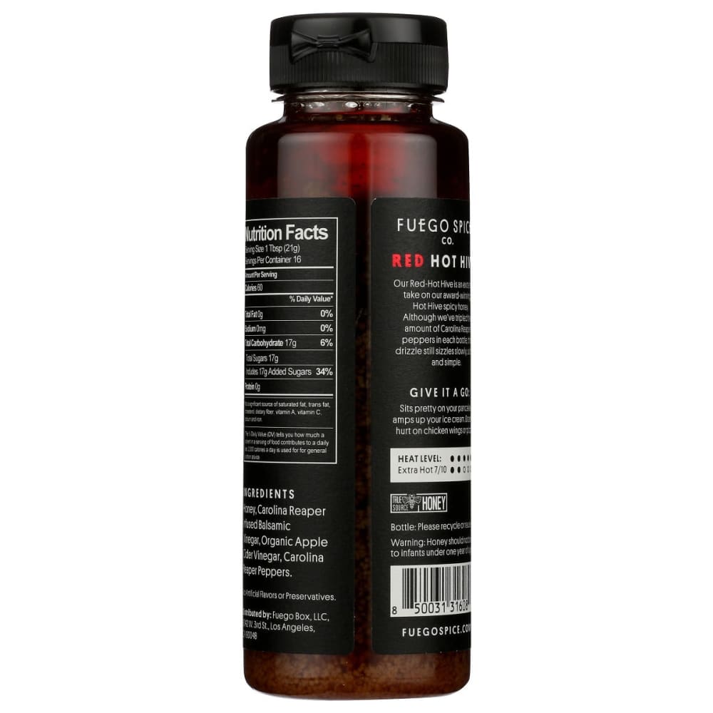 FUEGO SPICE CO: Red Hot Vive Honey 12 fo - Grocery > Pantry > Condiments - FUEGO SPICE