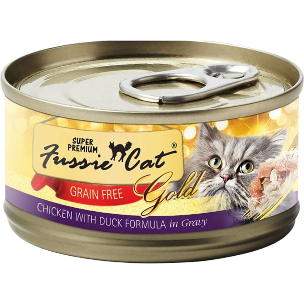 Fussie Cat Chicken With Duck Ingravy 5.5oz/24 Can - Pet Supplies - Fussie