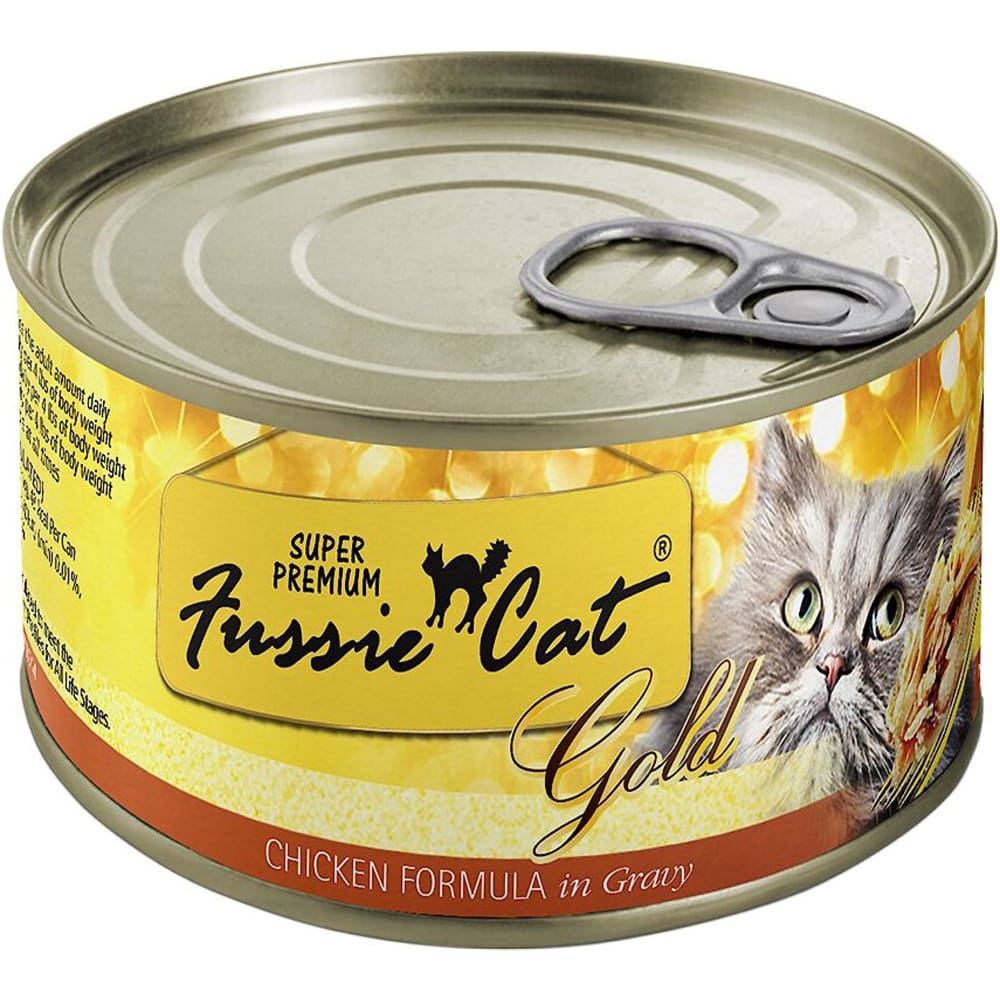 Fussie Cat Chicken With Gravy 5.5oz/24 Can - Pet Supplies - Fussie