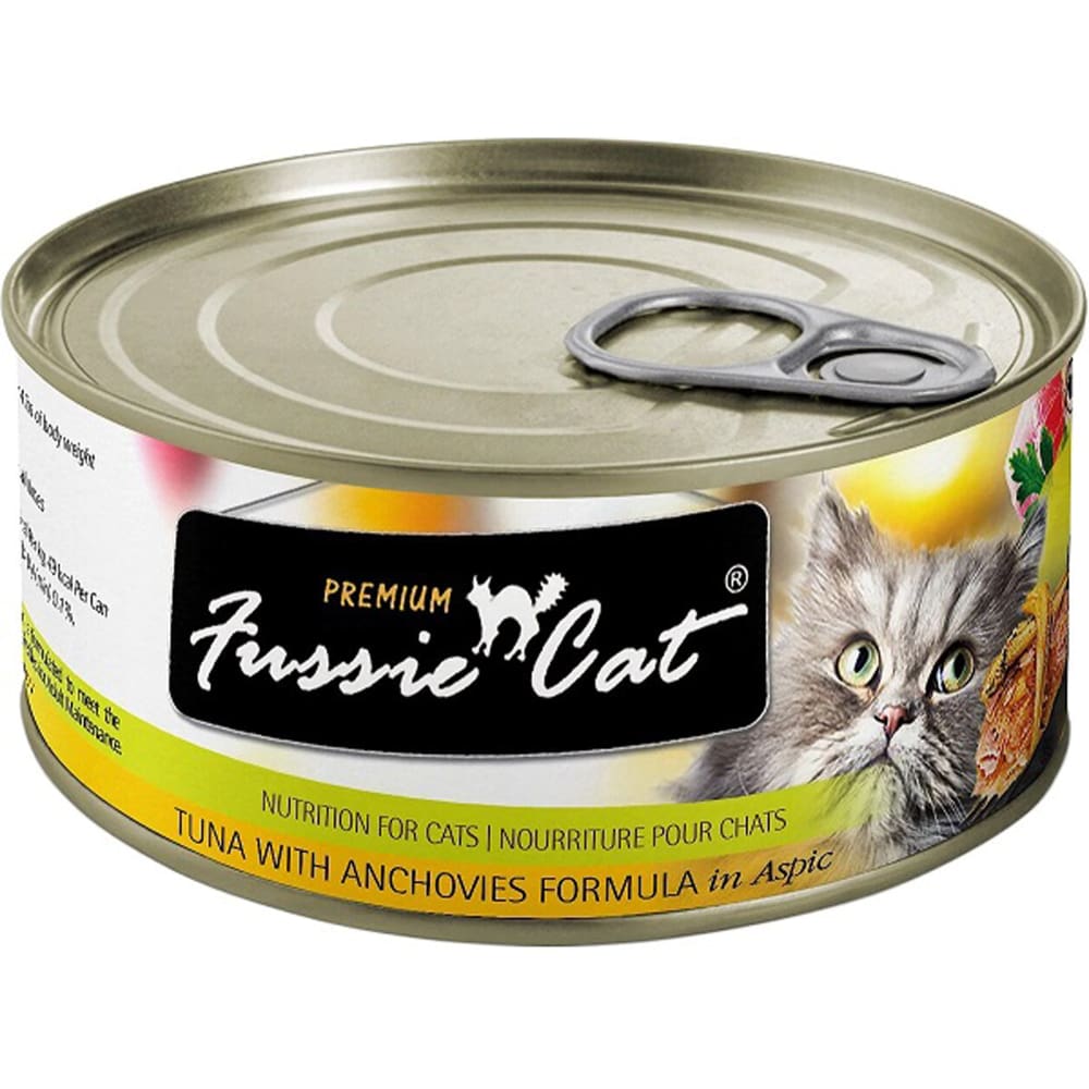 Fussie Cat Premium Tuna Anchovy In Aspic 2.82oz/24 Can - Pet Supplies - Fussie