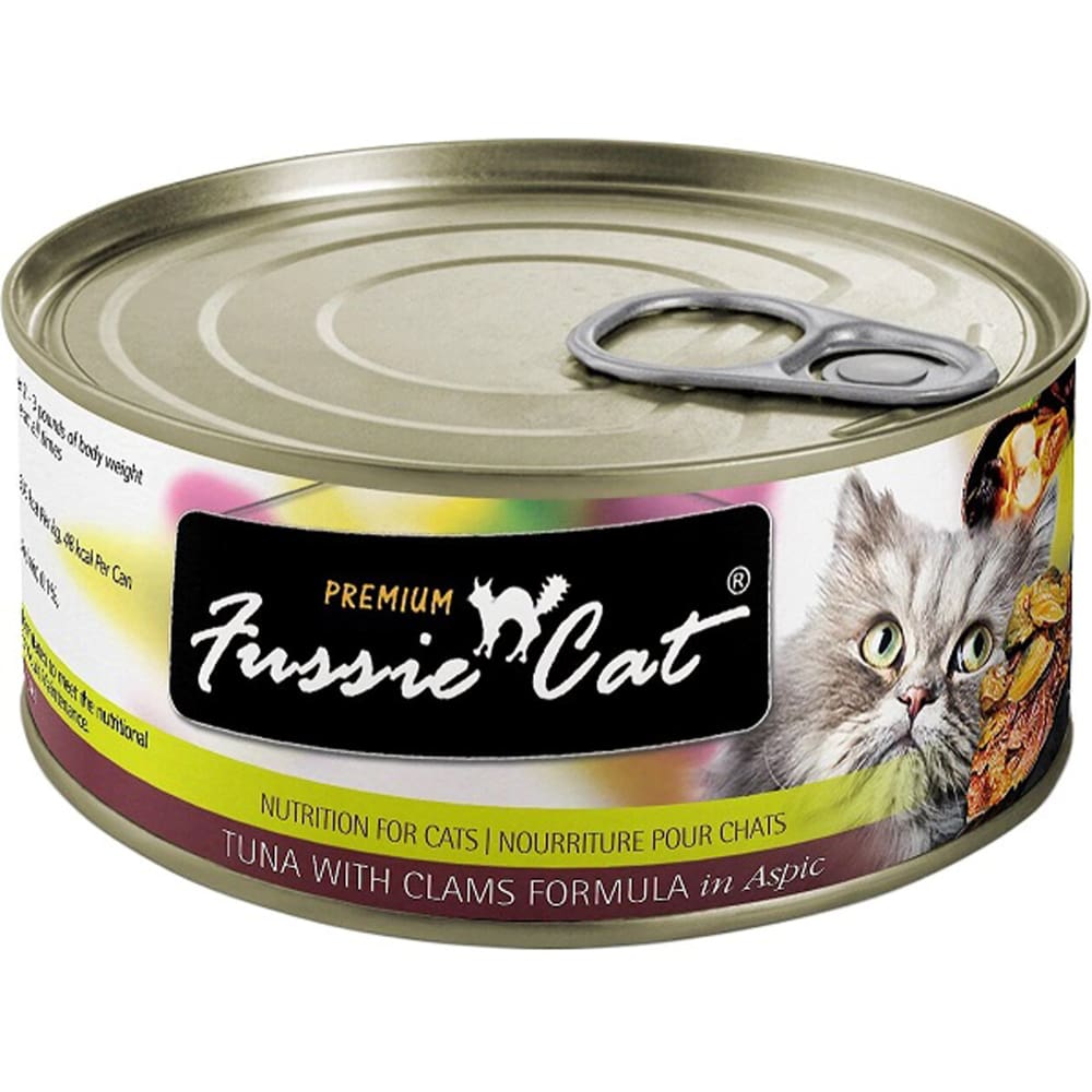 Fussie Cat Premium Tuna Clams In Aspic 2.82oz/24 Can - Pet Supplies - Fussie
