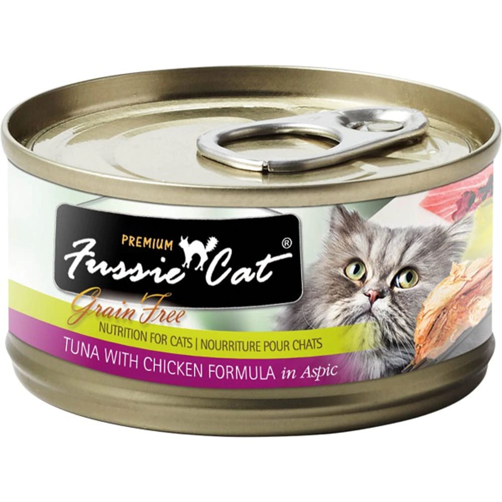 Fussie Cat Premium Tuna With Chicken 5.5oz/24 Can - Pet Supplies - Fussie