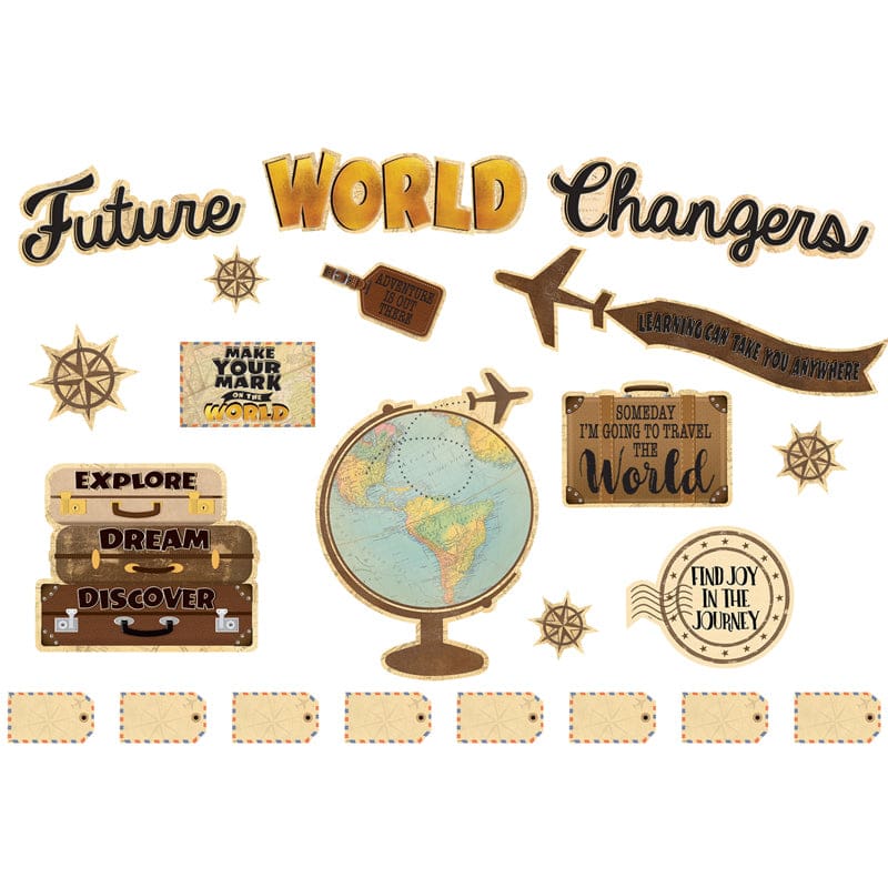 Future World Changers Bb St Travel The Map (Pack of 3) - Classroom Theme - Teacher Created Resources