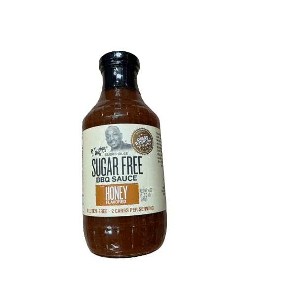 G HUGHES G Hughes Smokehouse Sugar Free Honey Flavored BBQ Sauce, 18 oz