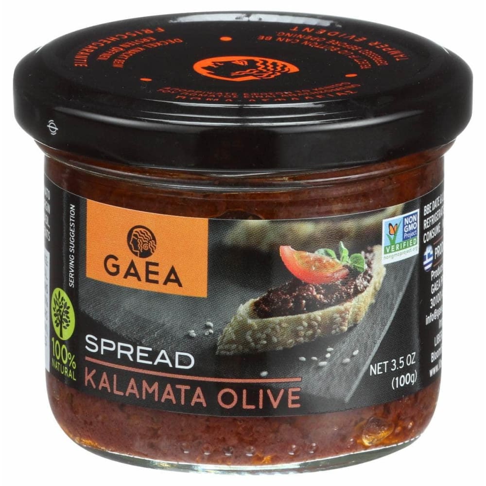 GAEA NORTH AMERICA GAEA NORTH AMERICA Kalamata Olive Spread With Sun Dried Tomatoes, 3.5 oz