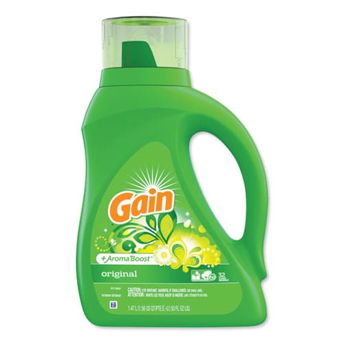 Gain Liquid Laundry Detergent Gain Original Scent 46 Oz Bottle 6/carton - Janitorial & Sanitation - Gain®