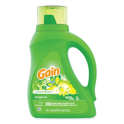 Gain Liquid Laundry Detergent Gain Original Scent 46 Oz Bottle 6/carton - Janitorial & Sanitation - Gain®