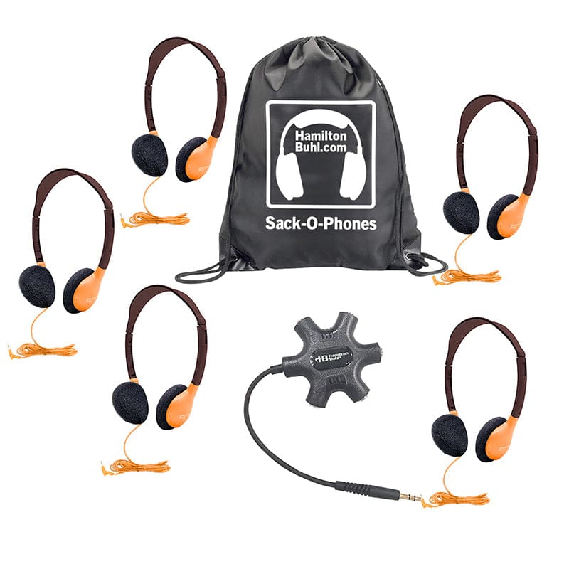 Galaxy Headphones Org 5/Pk with Access - Headphones - Hamilton Electronics Vcom