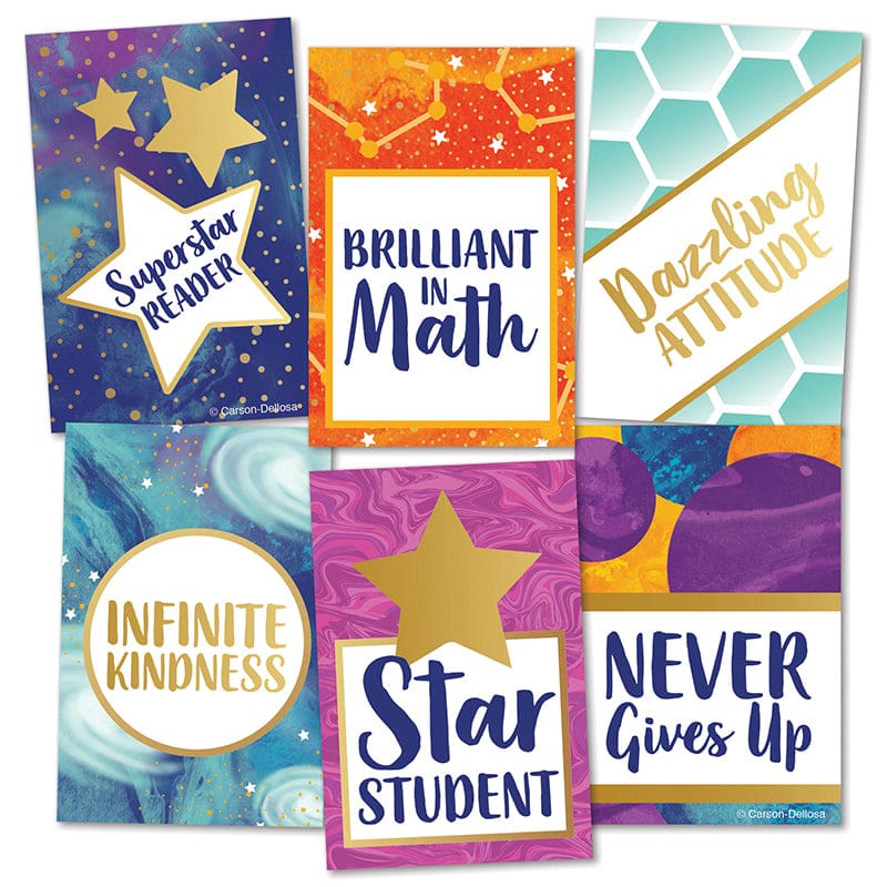 Galaxy Reward Tag Recognition Award (Pack of 10) - Awards - Carson Dellosa Education