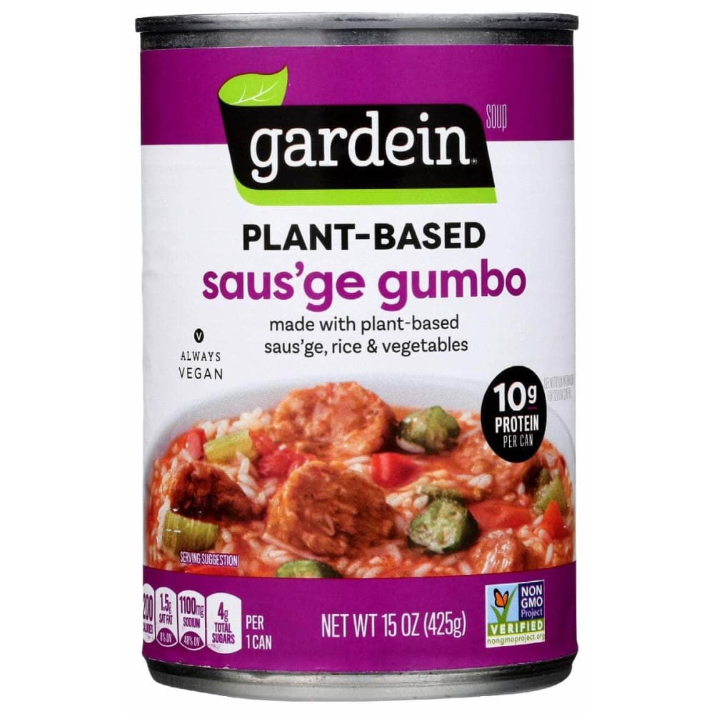 GARDEIN Grocery > Soups & Stocks GARDEIN: Soup Sausage Gumbo, 15 oz