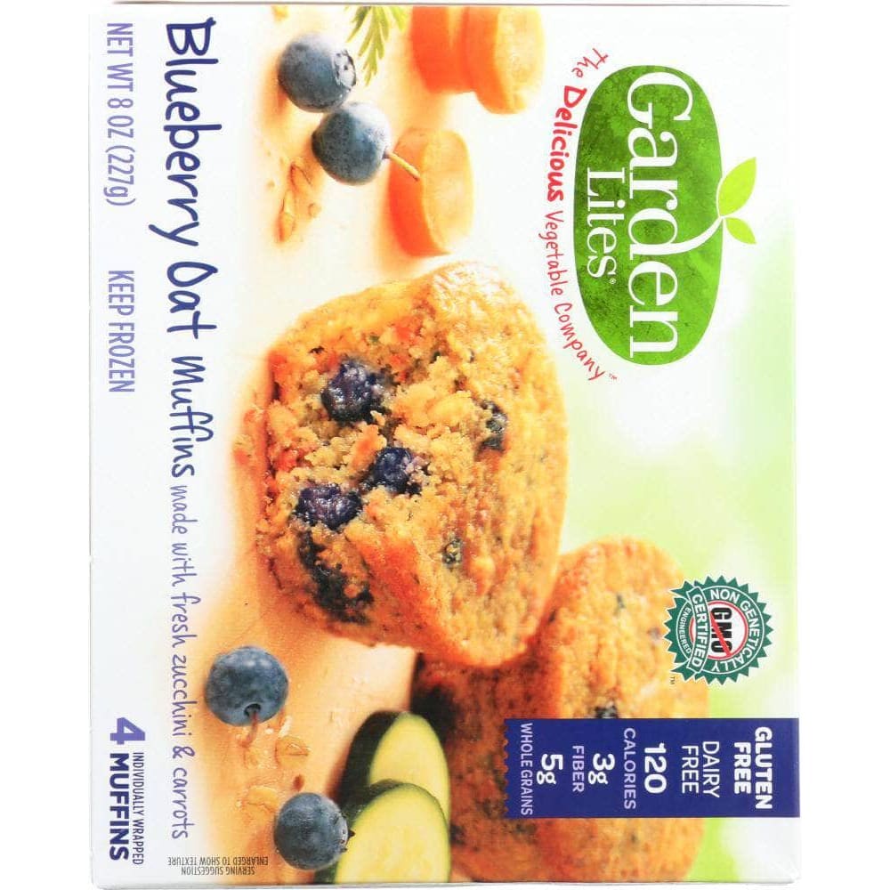 Garden Lites Garden Lites Blueberry Oat Muffins, 8 oz