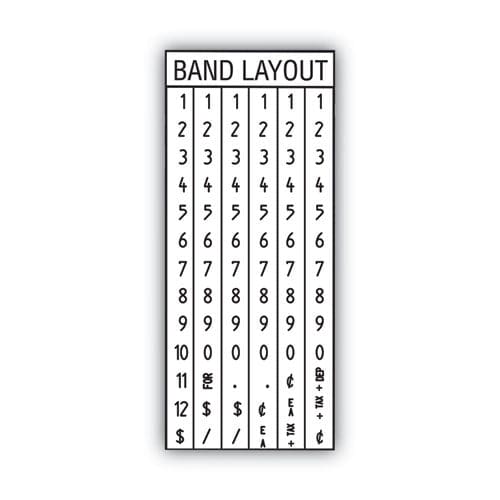 Garvey Pricemarker Kit Model 22-6 1-line 6 Characters/line 0.81 X 0.44 Label Size - Office - Garvey®