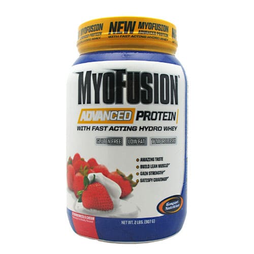 Gaspari Nutrition Myofusion Advanced Protein Strawberries & Cream 2 lb - Gaspari Nutrition