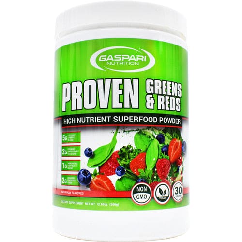 Gaspari Nutrition Proven Greens & Reds Naturally Flavored 30 servings - Gaspari Nutrition
