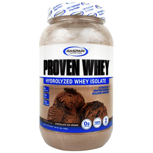 Gaspari Nutrition Proven Whey Chocolate Ice Cream 2 lbs - Gaspari Nutrition