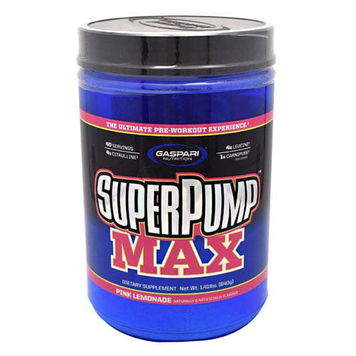 Gaspari Nutrition Superpump Max Pink Lemonade 40 servings - Gaspari Nutrition