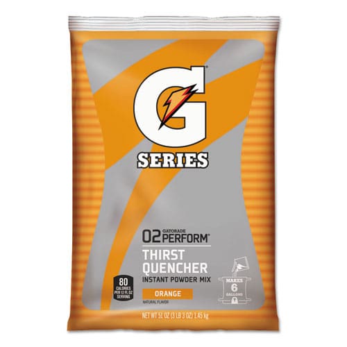 Gatorade Original Powdered Drink Mix Orange 51oz Packets 14/carton - Food Service - Gatorade®