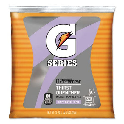 Gatorade Original Powdered Drink Mix Riptide Rush 21oz Packets 32/carton - Food Service - Gatorade®