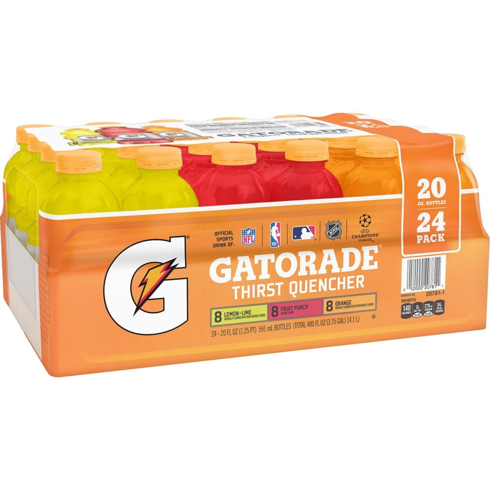 Gatorade Sports Drinks Variety Pack (20 fl. oz. 24 pk.) - Emergency Supplies - Gatorade Sports