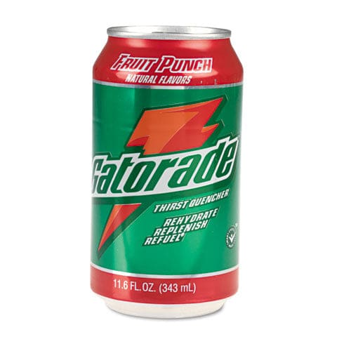 Gatorade Thirst Quencher Can Fruit Punch 11.6oz Can 24/carton - Food Service - Gatorade®