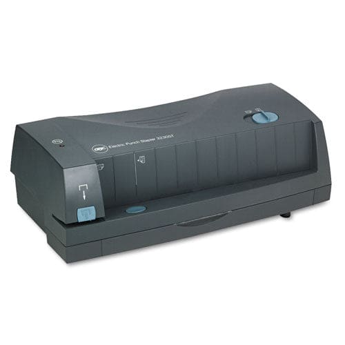 GBC 24-sheet 3230st Electric Two- To Three-hole Adjustable Punch/stapler 9/32 Holes Gray - Office - GBC®