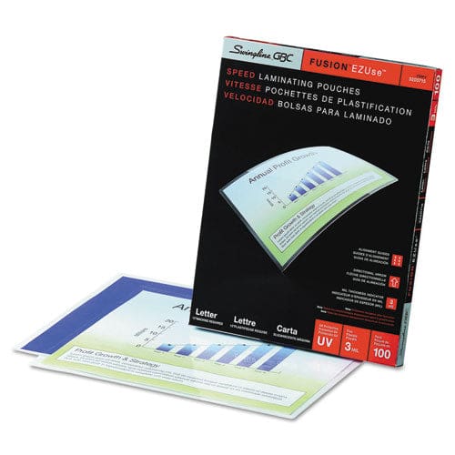 GBC Ezuse Thermal Laminating Pouches 3 Mil 9 X 11.5 Gloss Clear 100/box - Technology - GBC®