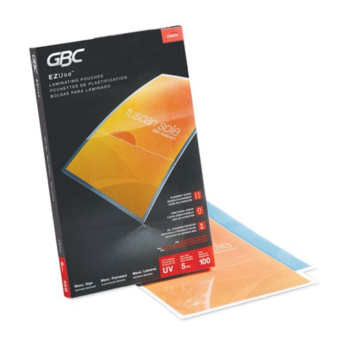 GBC Ezuse Thermal Laminating Pouches 5 Mil 11.5 X 17.5 Gloss Clear 100/box - Technology - GBC®