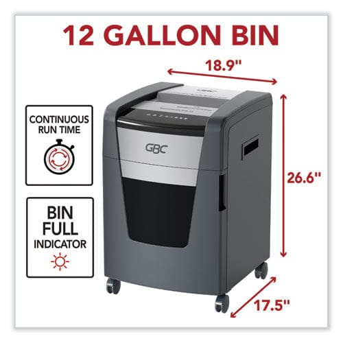 GBC Momentum X18-22 Micro-cut P-4 Anti-jam Shredder 18 Manual Sheet Capacity - Technology - GBC®